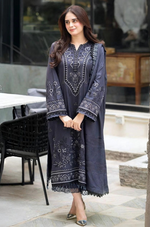 Libass - Winter 3PC Dhanak Embroidered Suit - HC3382