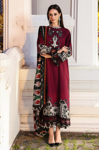 Charizma - Winter 3PC Karandi Digital Print Dress - HC3388