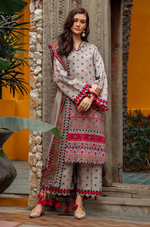 Charizma - Winter 3PC Karandi Digital Print Dress - HC3390