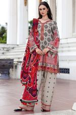 Charizma - Winter 3PC Karandi Digital Print Dress - HC33400