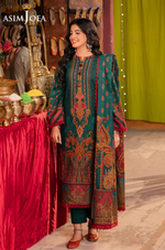 Asim Jofa - Winter 3PC Karandi Digital Print Dress -HC33402