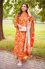 Sapphire - Winter 3PC Karandi Digital Print Dress - HC33415