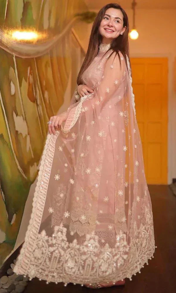 HC979 - Faiza Saqlain - 3PC Embroidered Lawn Suit