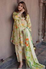Sapphire - Winter 3PC Karandi Digital Print Dress - HC33121