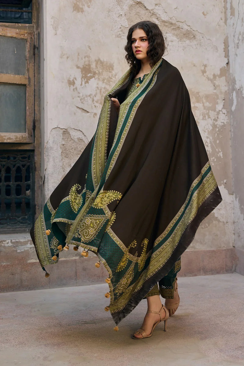 Charizma - Winter 3PC Karandi Digital Print Dress -HC33136