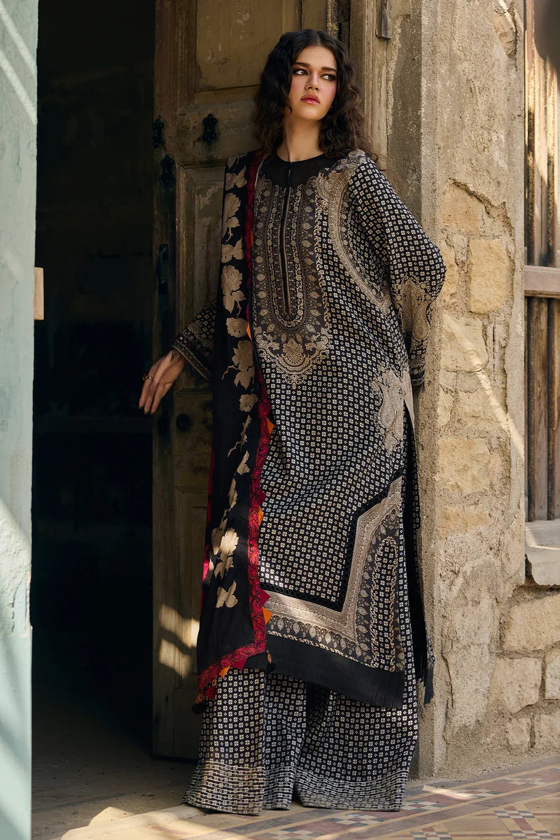 Charizma - Winter 3PC Karandi Digital Print Dress - HC33138