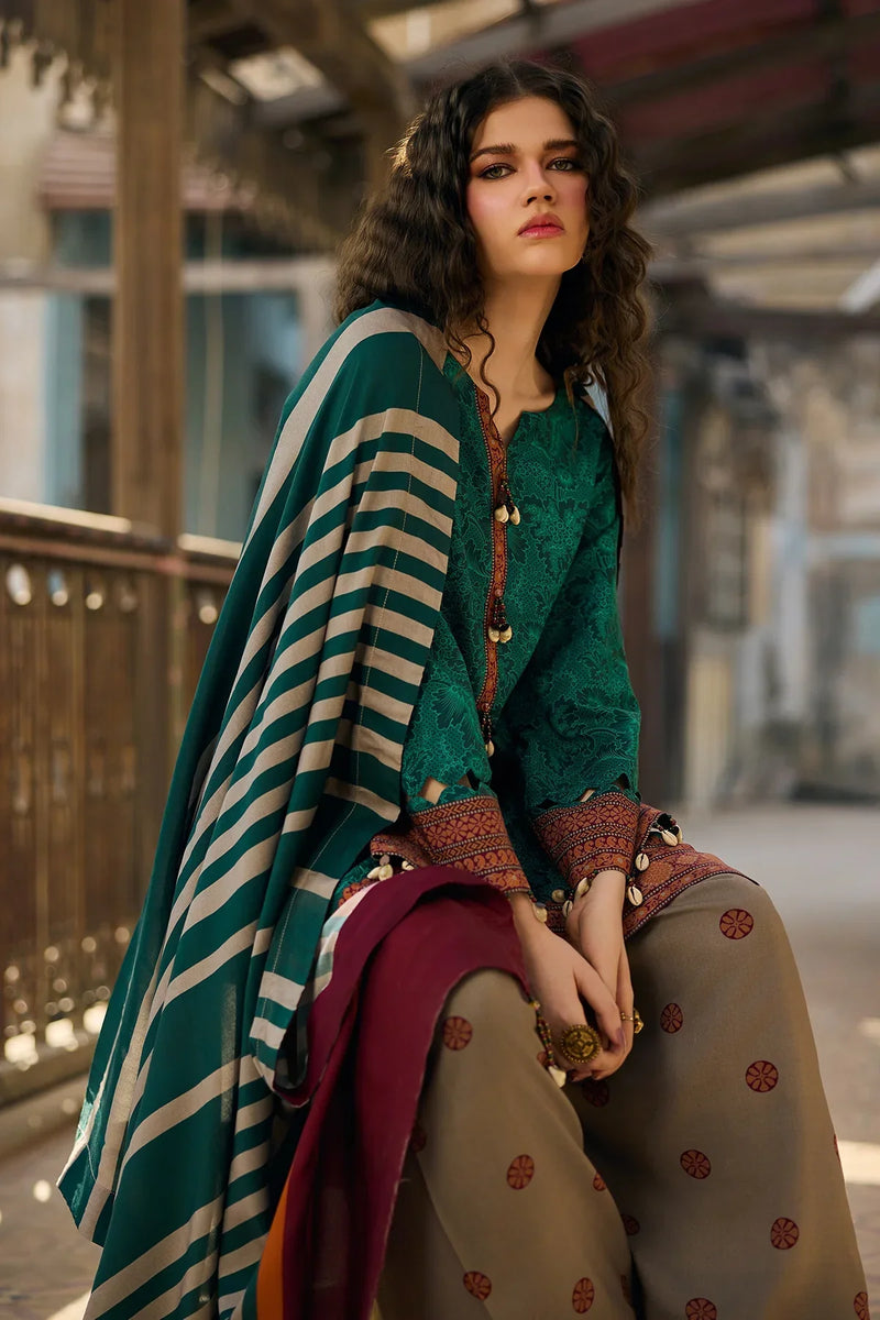 Charizma - Winter 3PC Karandi Digital Print Dress -HC33137