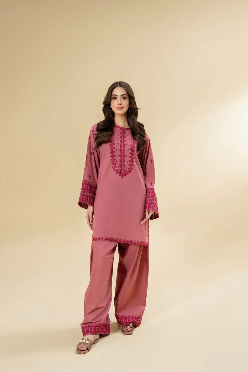 Lazuli - Winter 2PC Dhanak Embroidered Suit - HC3371