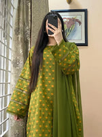 Khaadi - Summer 3PC Lawn Digital Print Dress - HC1153