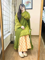 Khaadi - Summer 3PC Lawn Digital Print Dress - HC1153