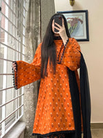 Khaadi - Summer 3PC Lawn Digital Print Dress - HC1147
