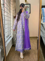 Khaadi - Summer 3PC Lawn Digital Print Dress - HC1149