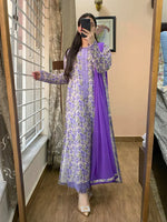 Khaadi - Summer 3PC Lawn Digital Print Dress - HC1149