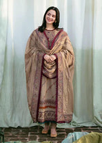 Florent - Winter 3PC Dhanak Embroidered Suit -HC3346