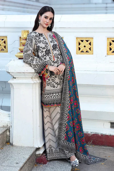 Charizma - Winter 3PC Karandi Digital Print Dress - HC33115