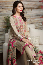 HC530-WINTER 3PC Khaddar Embroidered Suit with Printed Wool Shawll